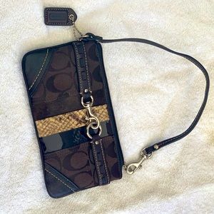 Practically new! Coach wristlet